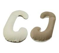 Coussin Minky de maternité forme C cappuccino crème Multicolore G