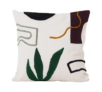 ferm LIVING Coussin Mirage 50x50cm blanc cacti 50x50cm