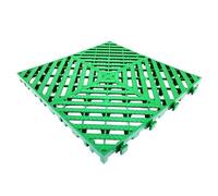 Coussin Modulaire Emboîtable, 40 X 40 Cm, 2 Pièces, Dalles De Sol en Caoutchouc De 4 Cm D'épaisseur, pour Terrasse, Piscine, Douche Extérieure, Patio, Balcon(Green,20pcs)