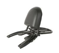 Coussin Moto Convient pour Harley v-rod VRSCA VRSCB VRSCD 2002-2006 VRSCSE 2005 dossier porte-bagages Sissy Bar plaque de base Dossier de Moto(Black)