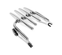 Coussin Moto Porte-bagages arrière avec dossier passager, pour Harley 2009 Up Road King Street Glide Ultra Electra Sissy Bar Dossier de Moto(09-26 Rear Rack CH)