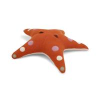 Coussin moyen étoile de mer brique