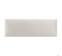 Coussin mural Décoration murale Lit Tour de tęte Panneau mural Panneau acoustique 3D moderne 100x20 cm Crémeux