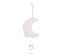 Coussin musical à suspendre lune blanc crème TU