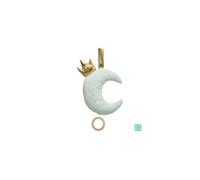 - Coussin Musical Enfant "Lune" 37cm Bleu