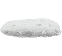 Coussin Nando, Ovale, 50 × 35 cm, Gris Clair