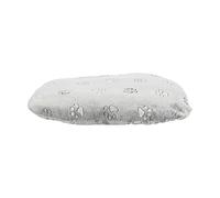 Coussin Nando, Ovale, 80 × 55 cm, Gris Clair