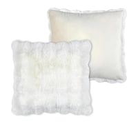 Coussin - Nebraska - écru - 45 x 45 cm - Déhoussable - Polyester