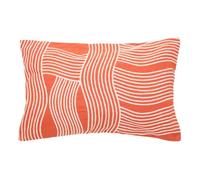 Coussin Nippon Line rectangulaire 38x58cm orange - Atmosphera Créateur d'intérieur