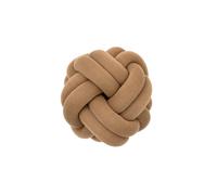 Design House Stockholm – Coussin Knot – 30 × 30 × 15 cm – Camel