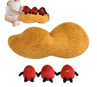 Coussin Noisette en Peluche, Coussin Décoratif Forme Noisette pour Canapé, Décoration Douillette Apaisante pour Canapé, Chambre, Salon et Salle de Jeux entretien minimal. Maintenez son aspect neuf du