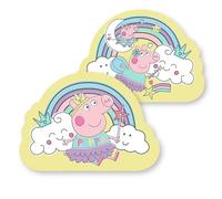 Coussin Officiel en Forme de Peppa Pig de Character World, Super Doux, réversible, Double Face, Design Peppa ludique, Oreiller Rose, Parfait pour la Chambre ou sur Le canapé