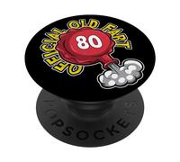 Coussin Officiel Old Fart Whopee Rouge pour 80e Anniversaire PopSockets PopGrip Adhésif