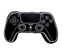 Coussin Officiel sous Licence PlayStation en Forme de Manette | Coussin en Peluche rembourré en Forme de Manette | Brille dans Le Noir | Parfait pour la décoration de Chambre ou de Jeu, Noir