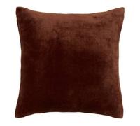 Coussin Ollis marron tonka 38x38cm - Atmosphera Créateur d'intérieur