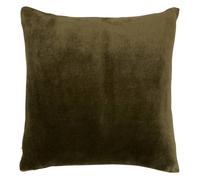 Coussin Ollis vert Kaki 38x38cm - Atmosphera Créateur d'intérieur