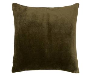 Coussin Ollis vert Kaki 38x38cm - Atmosphera Créateur d'intérieur