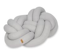 Coussin oreiller décoratif tresse gris Gris G