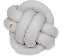 Coussin oreiller décoratif tressé gris Gris G