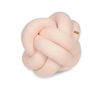 Coussin oreiller décoratif tresse Pêche