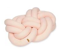 Coussin oreiller décoratif tresse Pêche
