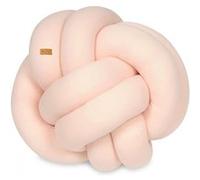 Coussin oreiller décoratif tressé Pêche Beige G