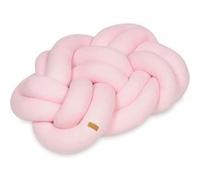 Coussin oreiller décoratif tresse rose clair Rose G