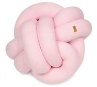 Coussin oreiller décoratif tressé rose clair Rose G