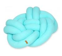 Coussin oreiller décoratif tresse turquoise Aqua G