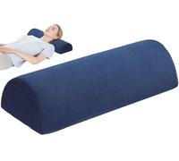 Coussin Orthopédique en Mousse à Mémoire de Forme Demi-lune pour Rehausser les Jambes, le Dos, les Jambes, Les Personnes Dormant Sur le Côté, Après une Chirurgie, Repose-pieds Lombaire(@14,42x18x10cm/