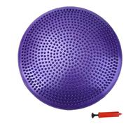Coussin oscillant gonflable en PVC de 13, 6 pouces et disque d'équilibre, surface texturée double face pour l'entraînement de force base, la séance physique et le bureau, pompe incluse