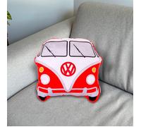 Coussin - OUT OF THE BLUE - Combi VW - Rouge et blanc - 27x31x10 cm - 100% polyester