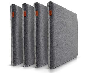 Coussin Outdoor pour Chaise Jardin & Balcon - Coussin Épais Mémoire de Forme 40x40 cm - Confortable Antidérapant Stable - Lot de 2 ou 4 Pièces au Choix - Salle à Manger Cuisine Salon - OEKO-TEX