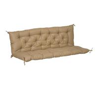 Coussin - Outsunny - pour assise dossier - pour banc de jardin, balancelle, canapé 3 places - 150 x 98 x 8 cm - kaki clair
