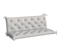 Coussin - Outsunny - pour assise dossier - pour banc de jardin, balancelle, canapé 3 places - 150 x 98 x 8 cm - gris clair
