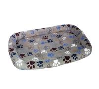 Coussin ovale avec rebord classique pour chien Nobby Pet Lissi Gris 88 cm