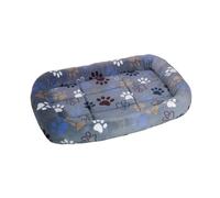 Coussin ovale avec rebord classique pour chien Nobby Pet Lissi Gris 98 cm