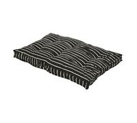 Coussin palette de jardin à rayures 120 x 80 cm