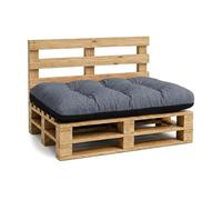 Amazinggirl Coussin Palette de Jardin Coussin d'assise 120 x 80 cm - Coussins Exterieur et Interieur Gros Oreiller pour d'assise canapé Banc Balcon Banquette et terrasse 120 x 80 Jean Lin Écologique