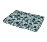 Coussin palette de jardin déco feuilles foncé 120 x 80 x 8 cm - Jardideco G