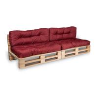 Coussin Palette - LOT X2 - Bananair - Rouge Fabriqué en France