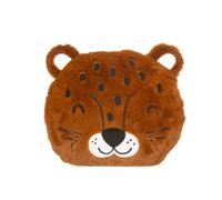 - Coussin Enfant Panthère Jungle 30x30cm Marron