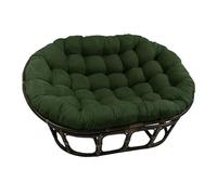 Coussin Papasan Double Imperméable Pour L'extérieur, Coussin Papasan épais Avec Attaches, Coussin Papasan Uniquement, Coussins De Chaise à Panier Suspendu Pour Patio, Jardin (coussin(Color:Vert foncé)
