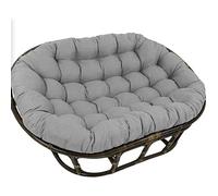 Coussin Papasan Double Imperméable Pour L'extérieur, Coussin Papasan épais Avec Attaches, Coussin Papasan Uniquement, Coussins De Chaise à Panier Suspendu Pour Patio, Jardin (coussin Uniqu(Color:gris)