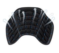 Coussin passager pour moto - Housse de siège antichoc en mousse haute densité, support ergonomique antidérapant ventilé, selle épaisse et respirante | Coussin passager en gel confort pour viag