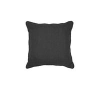 Coussin passepoil 40 x 40 cm chambray uni newton Charbon