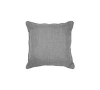 Coussin passepoil 40 x 40 cm chambray uni newton Gris Gris