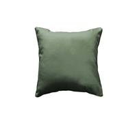 Coussin passepoil 40 x 40 cm polyester uni essentiel Kaki