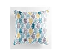 Coussin passepoil 60 x 60 cm polyester imprime palpito Blanc