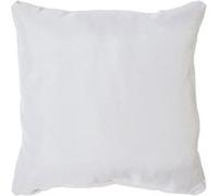 Coussin passepoil 60 x 60 cm polyester uni essentiel Blanc Blanc G